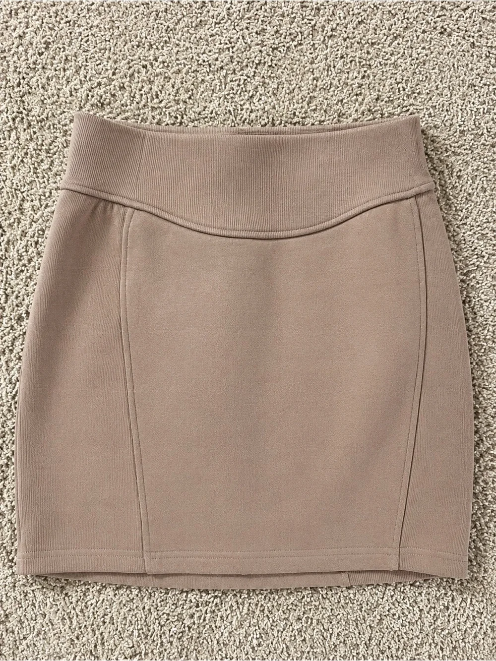 lululemon athletica Taupe Stretch Mini Skirt